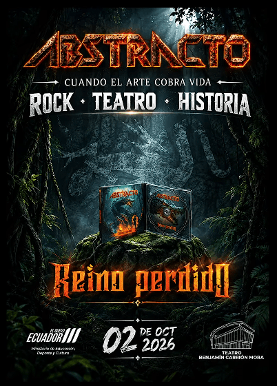 Afiche de Abstracto de Reino Perdido: concierto en Loja
