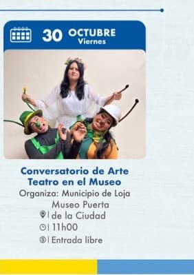 Afiche de Sinfonía de Versos en la Casona Cultural de Loja