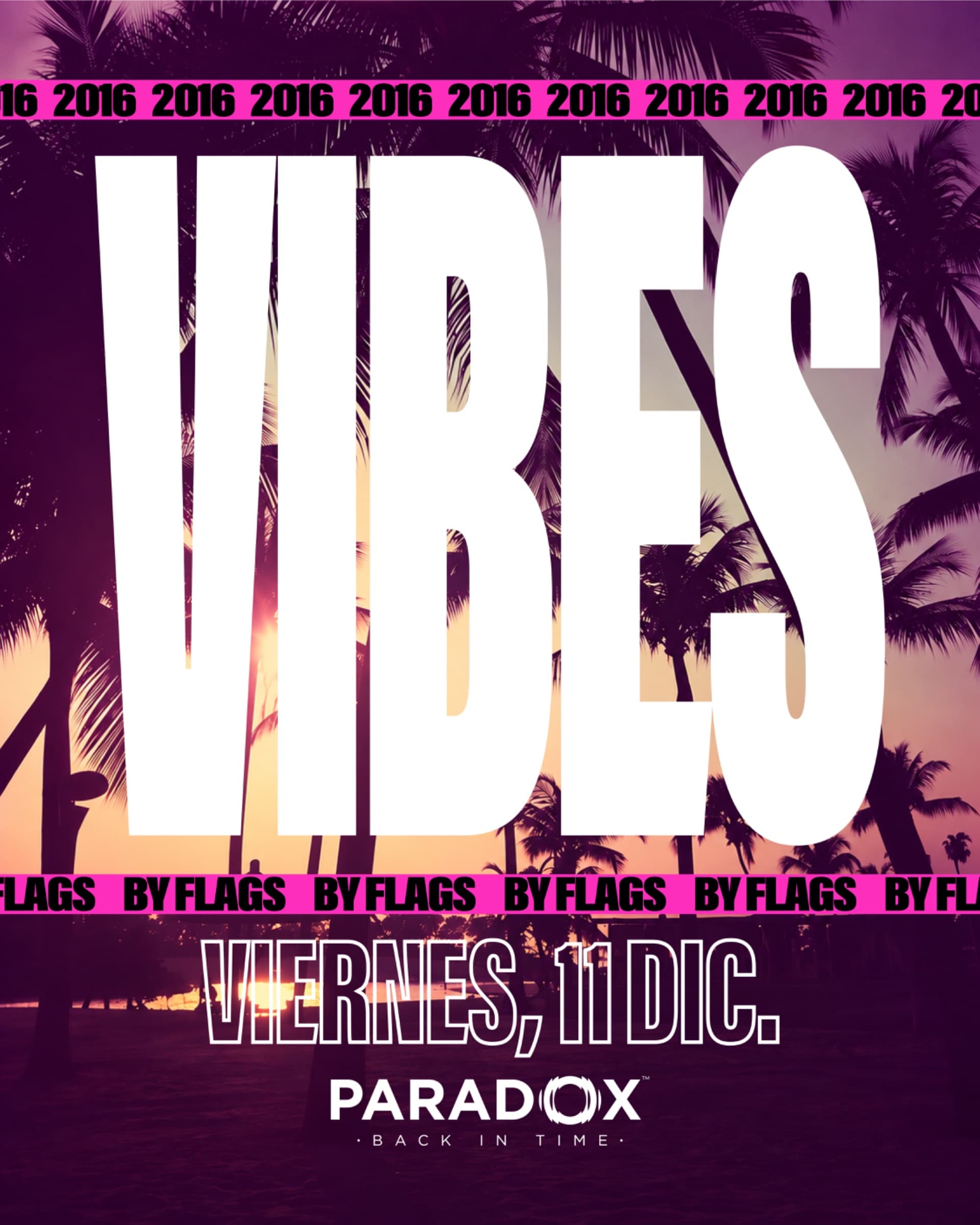 Afiche de VIBES x PARADOX: fiesta de diciembre en Loja